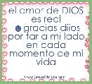 el amor de DIOS es real
☻gracias diios por tar a mi lado
en cada momento de mi vida 