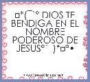 Â¤*(Â¯`Â° DIOS TE BENDIGA EN EL NOMBRE PODEROSO DE JESUSÂ°Â´Â¯)*Â¤Â°â¢