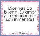 Dios ha sido bueno. Su amor y su misericordia son inmensas!