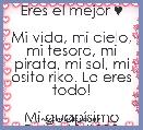 Eres el mejor ♥

Mi vida, mi cielo, mi tesoro, mi pirata, mi sol, mi osito riko. Lo eres todo!

Mi guapÃ­simo Robertϖ