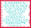 & AMARAS AL SEÃâOR TU DIOS CON TODA TU MENTE CON TODO TU CORAZON Y CON TODAS TUS FUERZASÃ¢â¢Â¥