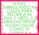 A FULL ARREGLANDO MI CASITA PARA RECIBIR A MI HIJA Y NIETO  !!!! GRACIAS SEÃOR NO HAY NADIE COMO TU 
