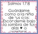 Salmos 17:8

GuÃ¡rdame como a la niÃ±a de tus ojos; EscÃ³ndeme bajo la sombra de tus alas ♥ ☺