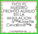 DIOS ES NUESTRO PRONTO AUXILIO EN LA TRIBULACION
       Ã¢â¢Â¥Lissette CevallosÃ¢â¢Â¥