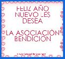 FELIZ AÃO NUEVO LES DESEA

LA ASOCIACIÃN BENDICION