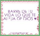BARRE DE TU VIDA LO QUE TE ALEJA DE DIOS ♥