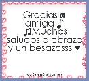 Gracias☻ amiga ♪ ♫Muchos saludos a abrazo y un besazosss ♥