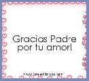 Gracias Padre por tu amor!