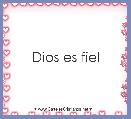Dios es fiel