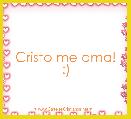 Cristo me ama! :)