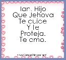 Ian. Hijo
Que Jehova
Te cuide
Y te
Proteja.
Te amo.
