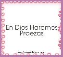 En Dios Haremos Proezas