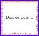 Dios es bueno