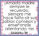 Â¡Amada madre siempre le recuerdo, siempre me hace falta oir sus sabios consejos y enseÃ±anzas orientando mis pasos, le amamos!