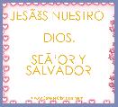 
JESÃÅ¡S NUESTRO 

DIOS,

SEÃâOR Y SALVADOR