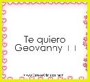 Te quiero Geovanny❤️