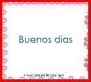 Buenos dias