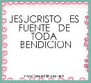 JESUCRISTO   ES  FUENTE   DE  TODA  BENDICION