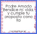 Padre Amado Bendice mi vida, y cumple tu proposito cone lla