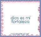 dios es mi fortaleza 