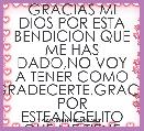 GRACIAS MI DIOS POR ESTA BENDICION QUE ME HAS DADO,NO VOY A TENER COMO AGRADECERTE,GRACIAS POR ESTEANGELITO QUE ME TIENE REFELIZZZ