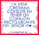 LA VIDA CRISTIANA CONSISTE EN TENER UN CORAZÃN RECTO DELANTE DEL SEÃOR !!!♥ ☺

