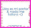 Dios es mi pastor & nada me faltara <3
