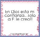 En Dios esta mi confianza...solo a El le creo!!