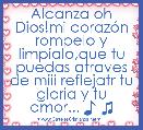 Alcanza oh Dios!mi corazÃ³n rompelo y limpialo,que tu puedas atraves de miii reflejatr tu gloria y tu amor... ♪ ♫ 
