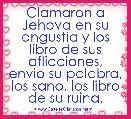 Clamaron a Jehova en su angustia y los libro de sus aflicciones, envio su palabra, los sano, los libro de su ruina.