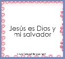 JesÃºs es Dios y mi salvador
