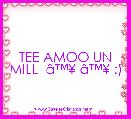 TEE AMOO UN MILL  Ã¢â¢Â¥ Ã¢â¢Â¥ :)
