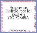 Hagamos justicia por la paz en COLOMBIA
