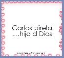 Carlos pirela ....hijo d Dios