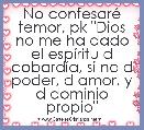 No confesarÃ© temor, pk 