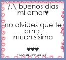 /.\ buenos dias mi amor♥

no olvides que te amo 
muchisisimo

♥♥♥