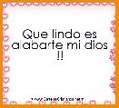 Que lindo es alabarte mi dios !!
  