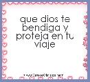 que dios te bendiga y proteja en tu viaje 