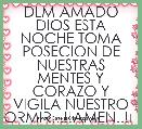 DLM AMADO DIOS ESTA NOCHE TOMA POSECION DE NUESTRAS MENTES Y CORAZO Y VIGILA NUESTRO DORMIR...!!AMEN..!❤❤