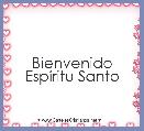 Bienvenido EspÃ­ritu Santo