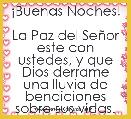 Â¡Buenas Noches! 
La Paz del SeÃ±or este con ustedes, y que Dios derrame una lluvia de bendiciones sobre sus vidas.