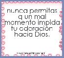 nunca permitas q un mal momento impida tu adoraciÃ³n hacia Dios.