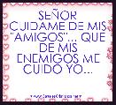 SEÃOR CUIDAME DE MIS 