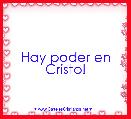Hay poder en Cristo! 