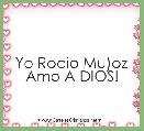 Yo Rocio Mu)oz Amo A DIOS!