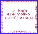 ☺ JesÃºs
es el motivo 
de mi sonrisa☺ 
