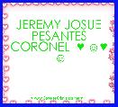 JEREMY JOSUE PESANTES CORONEL  ♥ ☺♥ ☺