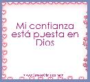 Mi confianza estÃ¡ puesta en Dios
