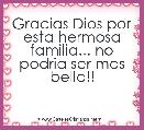 Gracias Dios por esta hermosa familia... no podria ser mas bella!! 