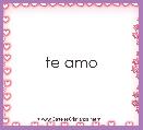 te amo 